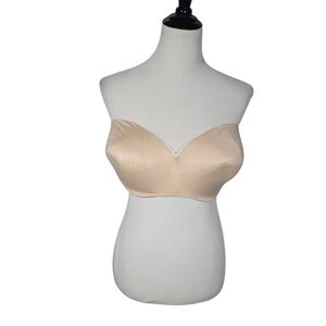 Lilyette 40DD Nude Strapless Bra AS IS